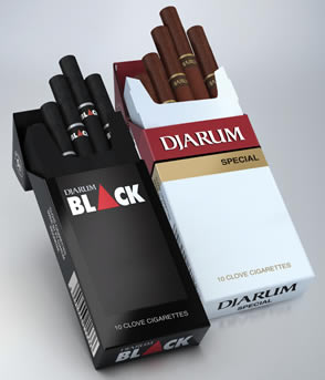 Djarum Clove Cigarettes, or Kretek sticks ~ Black and Special Brown