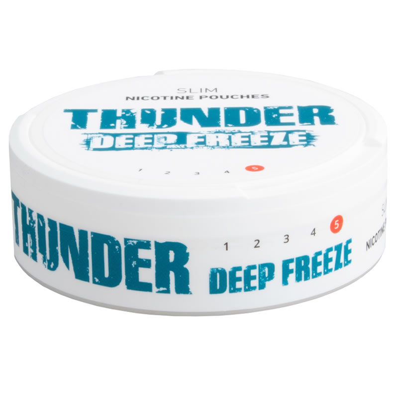 Thunder Deep Freeze Slim tobacco free nicotine pouches