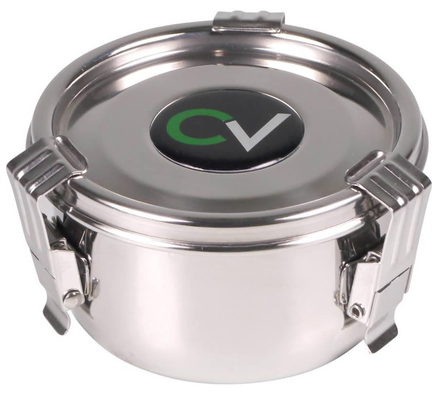 CV Premium Stainless Steel airtight storage canister 