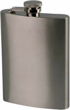 Stainless Steel Hip Flasks with Captured lid